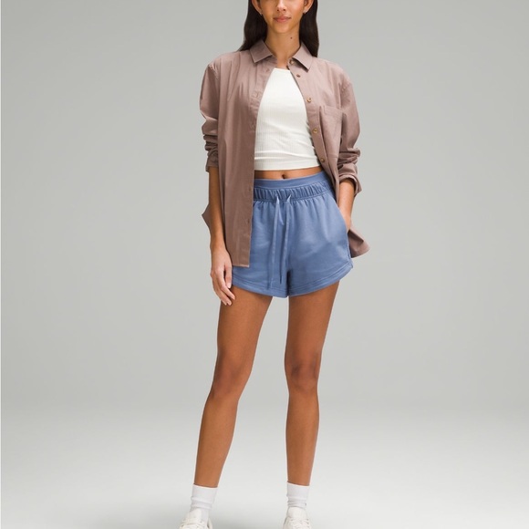 LULULEMON Inner Glow High-Rise Short 3"  In Oasis Blue. Sold out online! - Picture 3 of 10